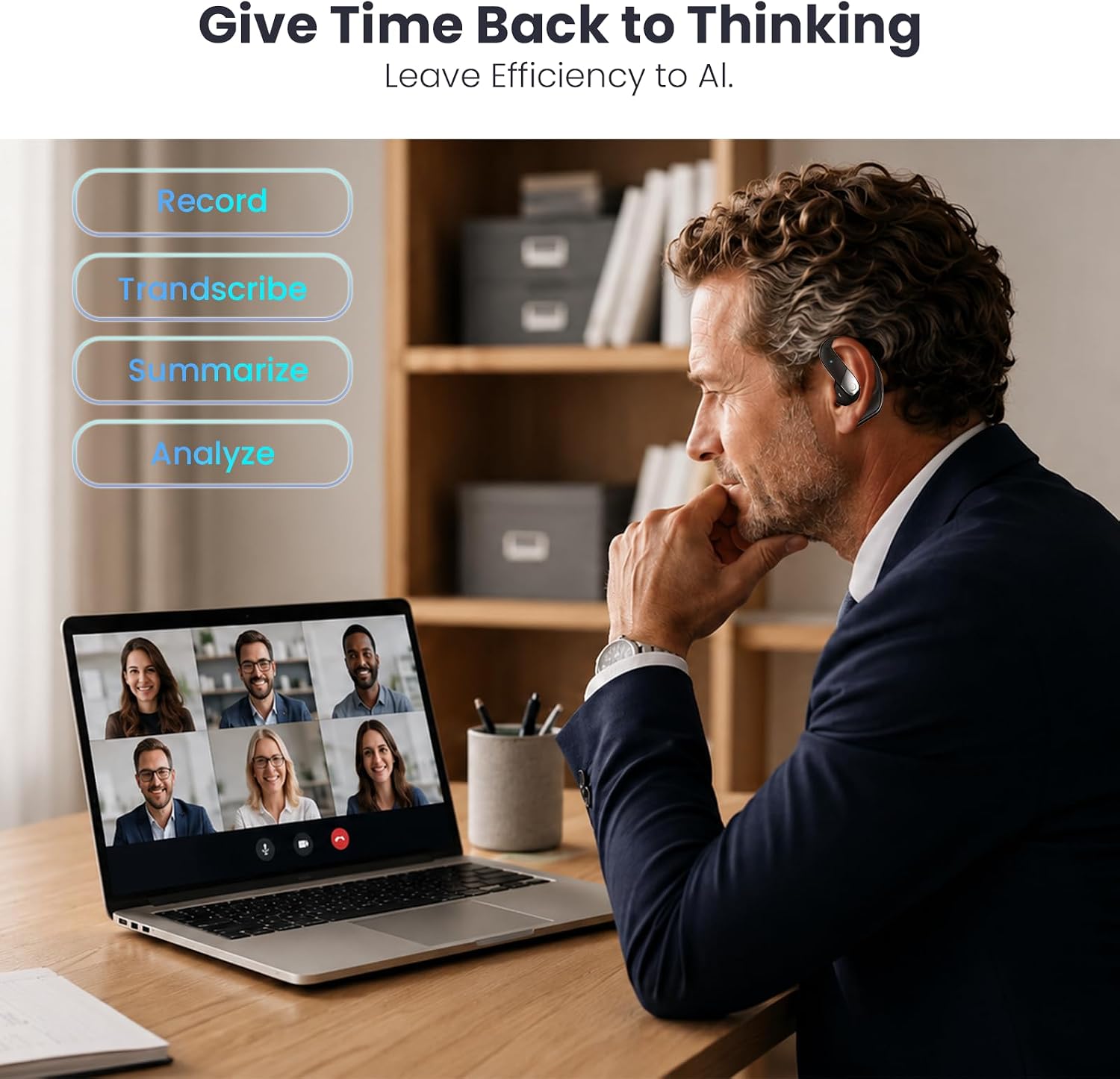Recolx AI Earbuds & AI Annual Pro Plan