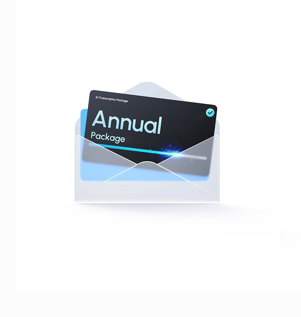 AI Transcription Annual Package