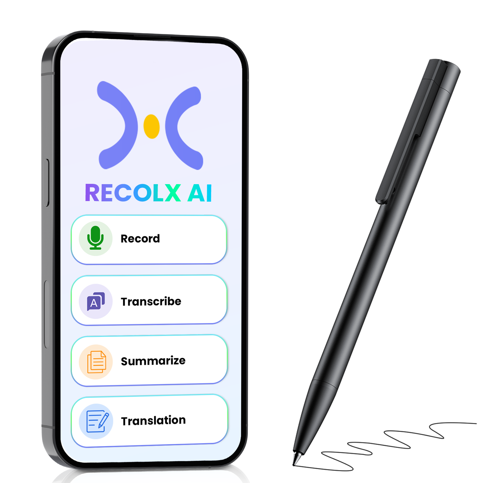 Recolx M-PEN AI Voice Recorder Pen